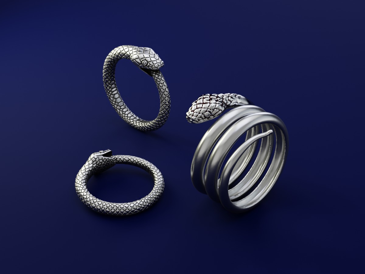 Serpent. Ouroboros. Custom Jewellery Design.